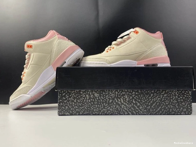 MaikeSneakers Retro Jordan Rust (W) Sail Pink 3 Air CK9246-116 0731